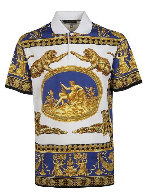 versace shirts mens polo|Versace shirt men's price.